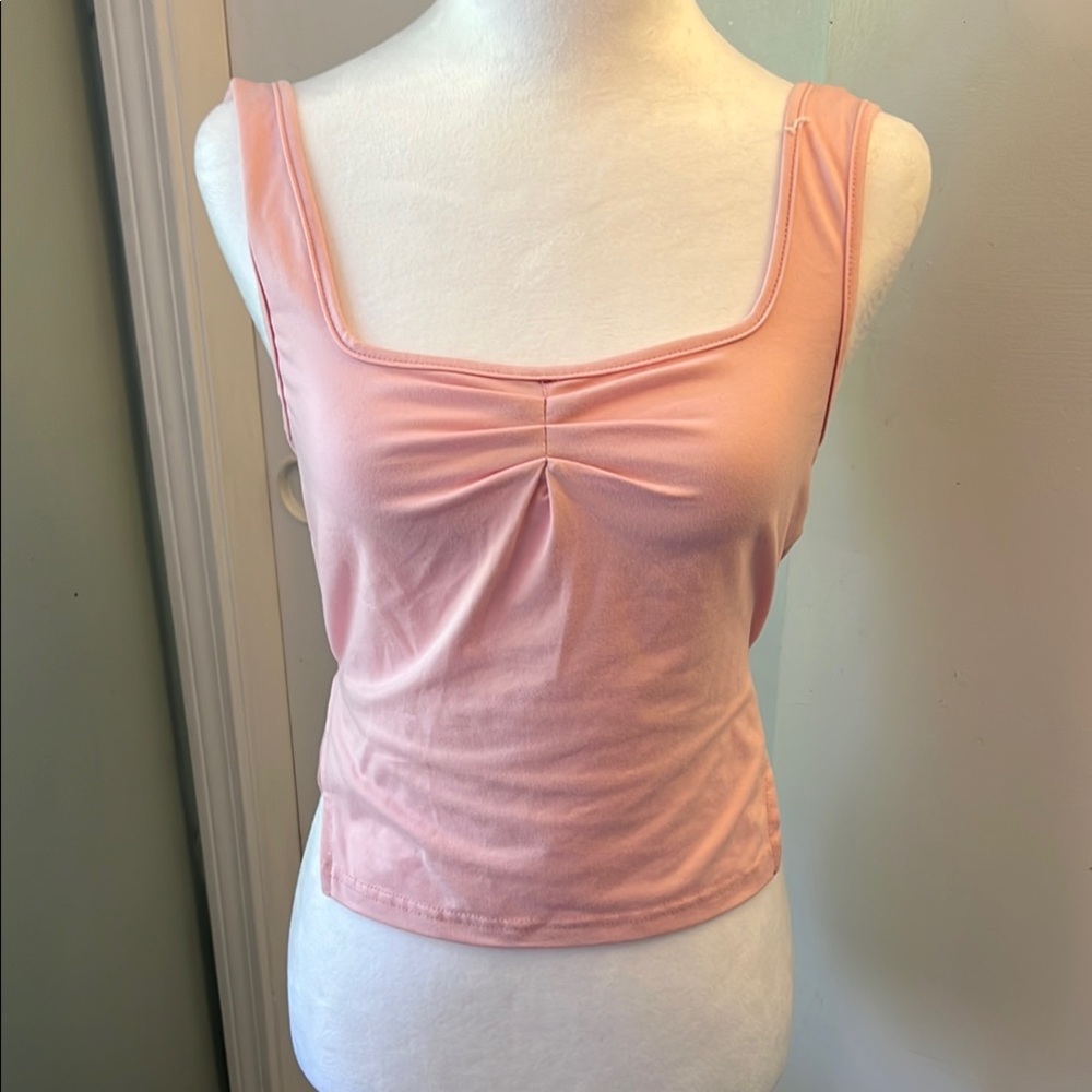 Pink Sleeveless Top